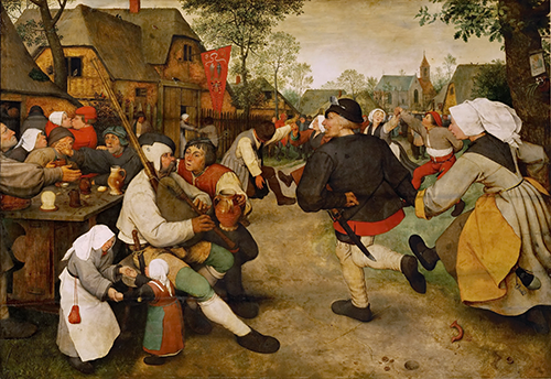 the peasant dance (1568) pieter bruegel the elder 