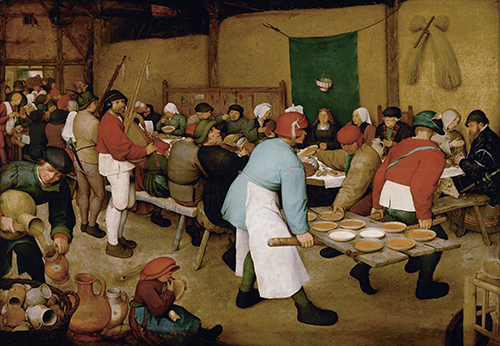 the peasant wedding (1568) pieter bruegel the elder 