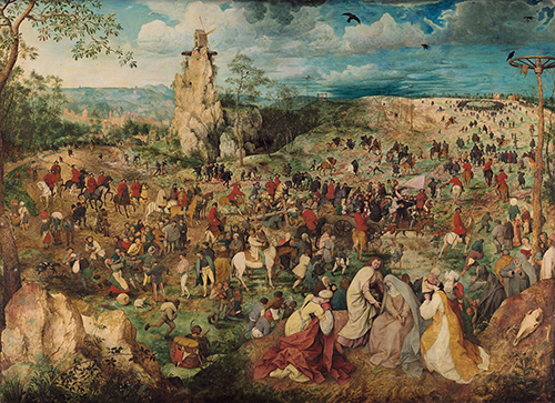 the procession to calvary (1564) pieter bruegel the elder 