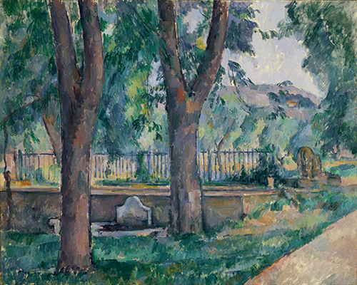 the pool at jas de bouffan (1885 1886) paul cézanne 