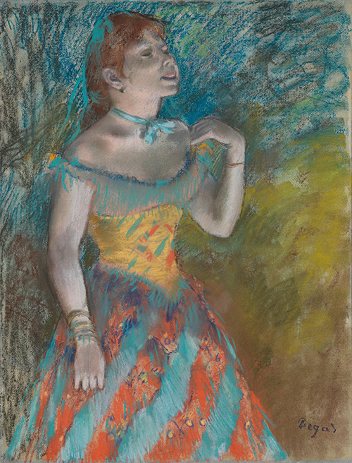 the singer in green (1884) edgar degas 