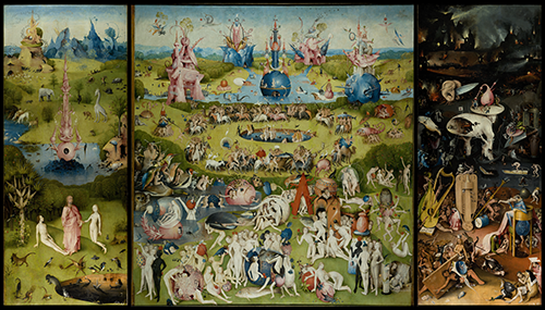 the garden of earthly delights (1490 1500) hieronymus bosch 