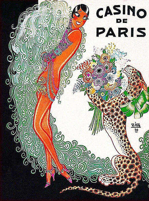 casino de paris josephine baker (1930) zig 