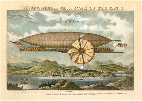 prince s aerial ship star of the east (19th century)  