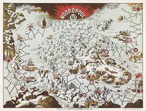 severni pol (nordpool) holandska mapa (1869 1907) nijgh van ditmar 