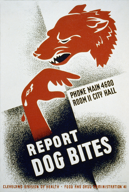 report dog bites (prijavite ujede pasa) (1941) earl schuler 