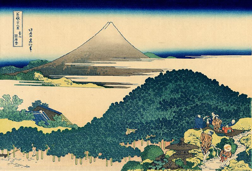 enza bor u aojami (1830 32) katsushika hokusai 