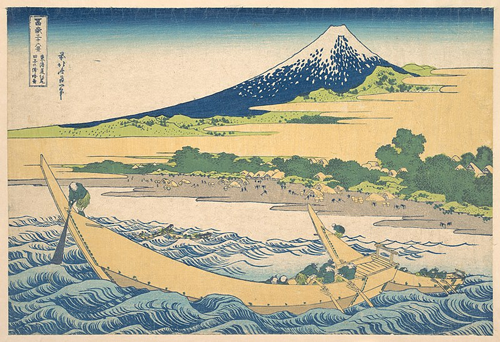 obala zaliva tago, ejiri u tokaidu (1830 32) katsushika hokusai 