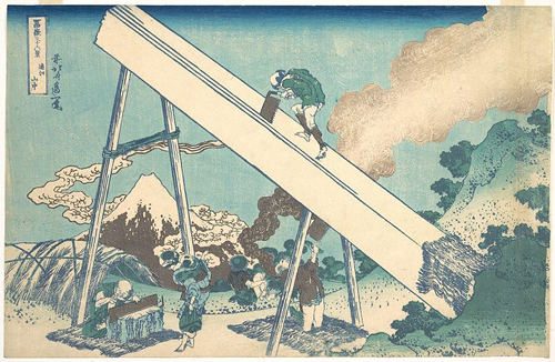 planina fudži sa planina provincije totomi (1830 32) katsushika hokusai 