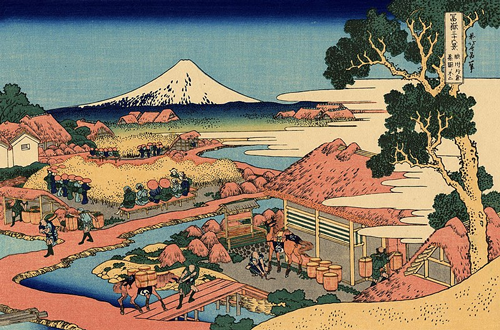 plantaža čaja katakura u provinciji suruga (1830 32) katsushika hokusai 