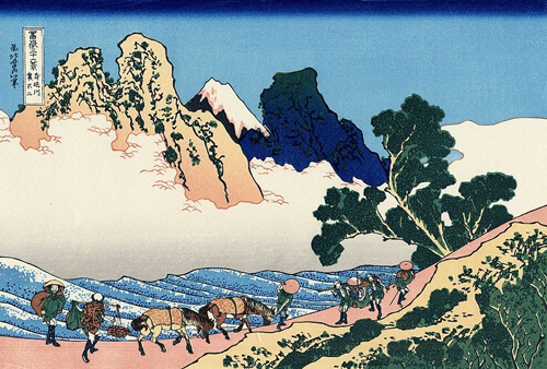 pogled na fudži sa reke minobu (1830 32) katsushika hokusai 