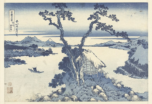 pogled na planinu fudži preko jezera suva (1830 32) katsushika hokusai 