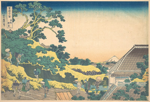 sundai, edo (tokio) (1830 32) katsushika hokusai 