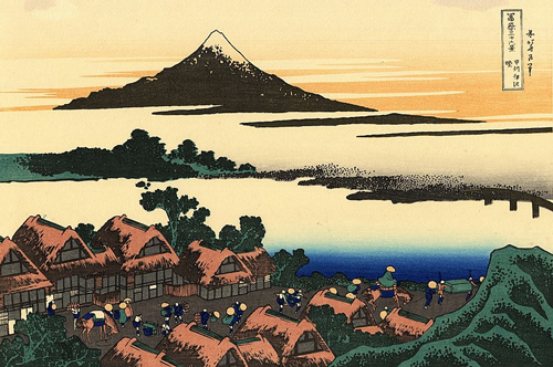 zora u isavi u provinciji kai (1830 32) katsushika hokusai 