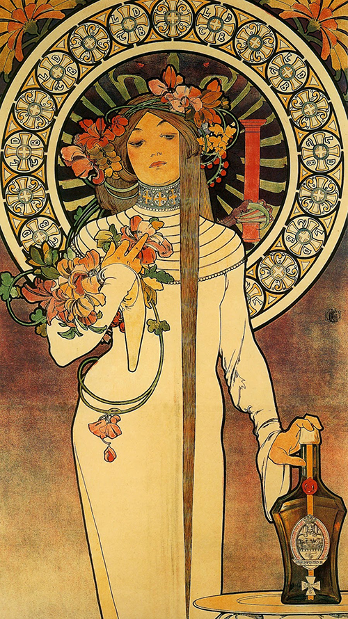 art nouveau illustration alphonse mucha 