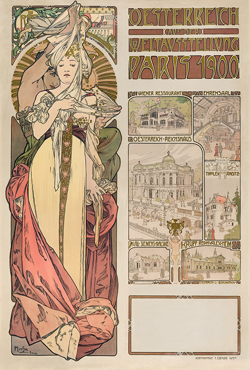 austria at the exposition universelle (1899) alphonse mucha 