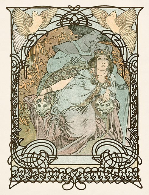 ilsee, princesse de tripoli (1897) alphonse mucha 