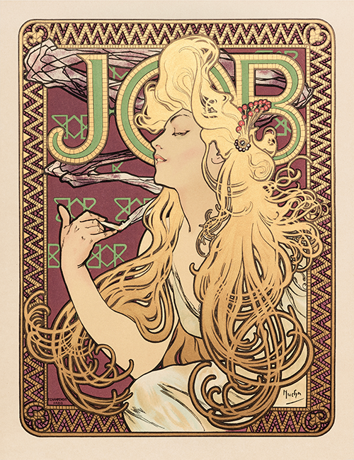 job (1896) alphonse mucha 