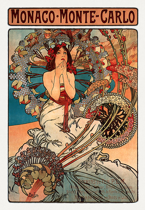 monaco monte carlo (1897) alphonse mucha 