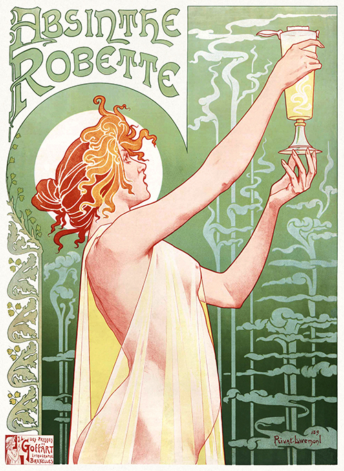 privat livemont (1896) absinthe robette 