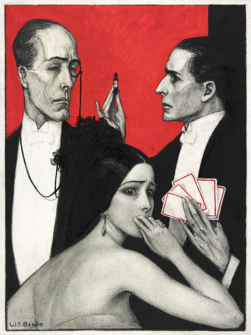 see, jack, he said, his manner wild and delirious (1922) wladyslaw theodore benda 