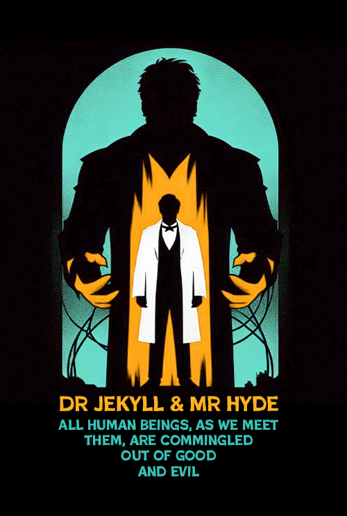 dr jekyll and mr hyde all human beings, as we meet them, are commingled out of good and evil  