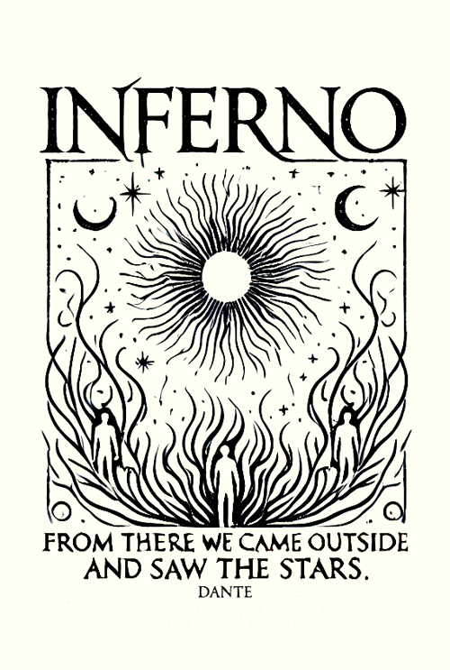 inferno dante from there we came outside and saw the stars (ver 3)  