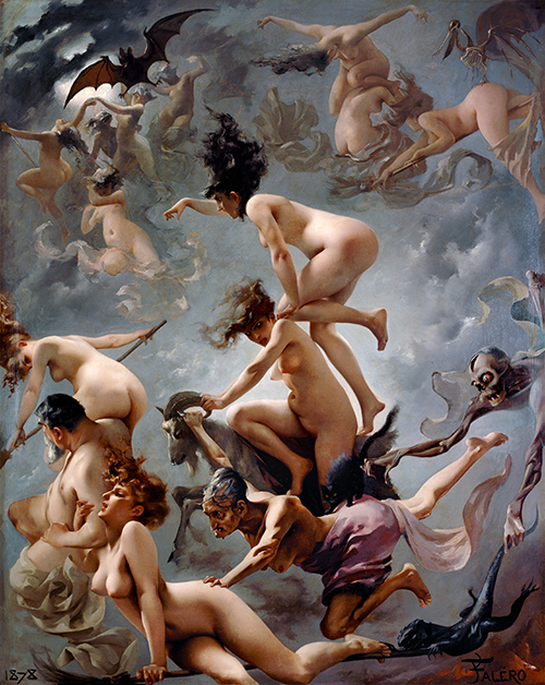 witches going to their sabbath (1878) luis ricardo falero 