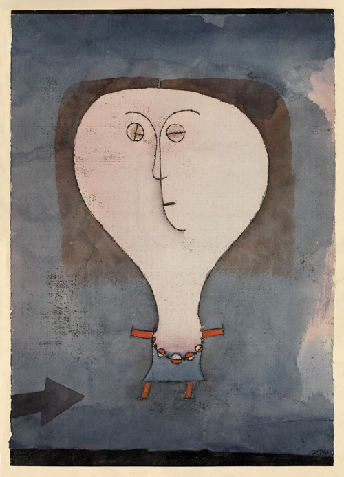 strah devojke (fright of a girl) (1922) paul klee 