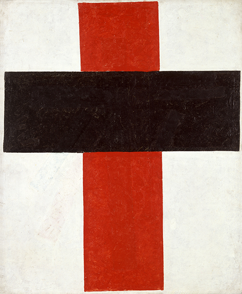 uzvišeni suprematistički krst (1920) kazimir maljevič 