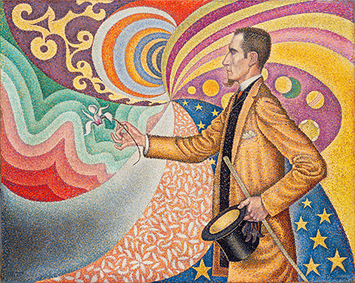 portret feliksa fenona (1890) paul signac 