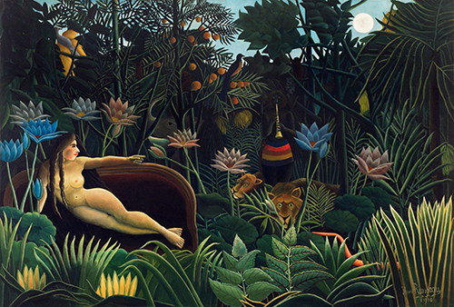 san (the dream) (1910) henri rousseau 