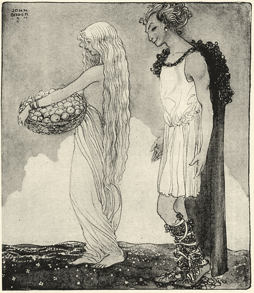 loki i iduna (1911) john bauer 