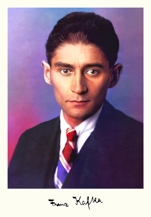 franz kafka (1923) kolorizovano  