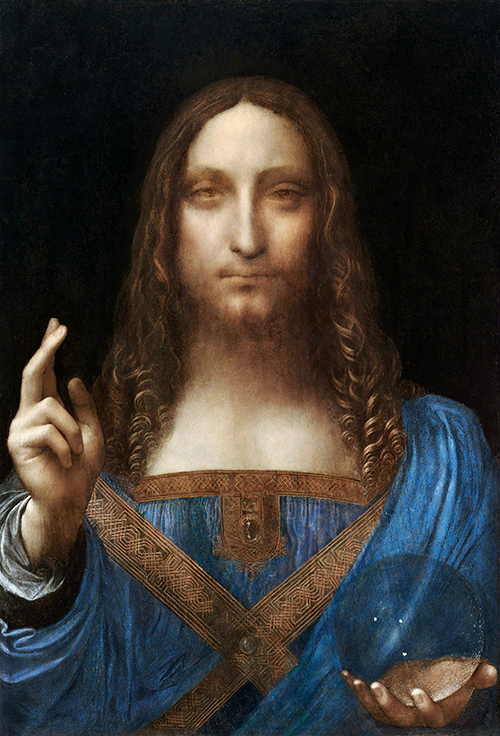 spasitelj sveta (salvator mundi) (1500) leonardo da vinči 