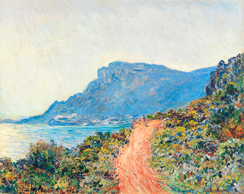 korniš blizu monaka (1884) claude monet 