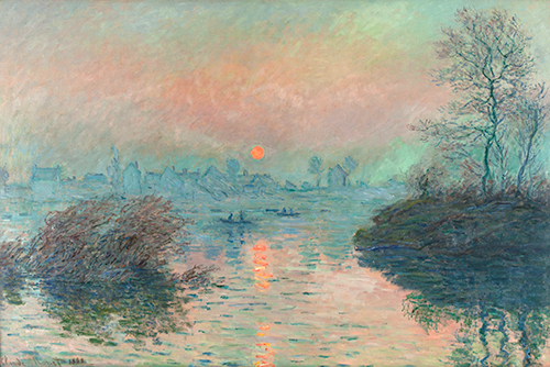 zalazak sunca na seni kod lavakurta (1880) claude monet 